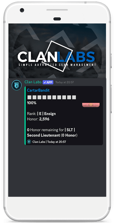 Clan Labs Mobile App Mockup